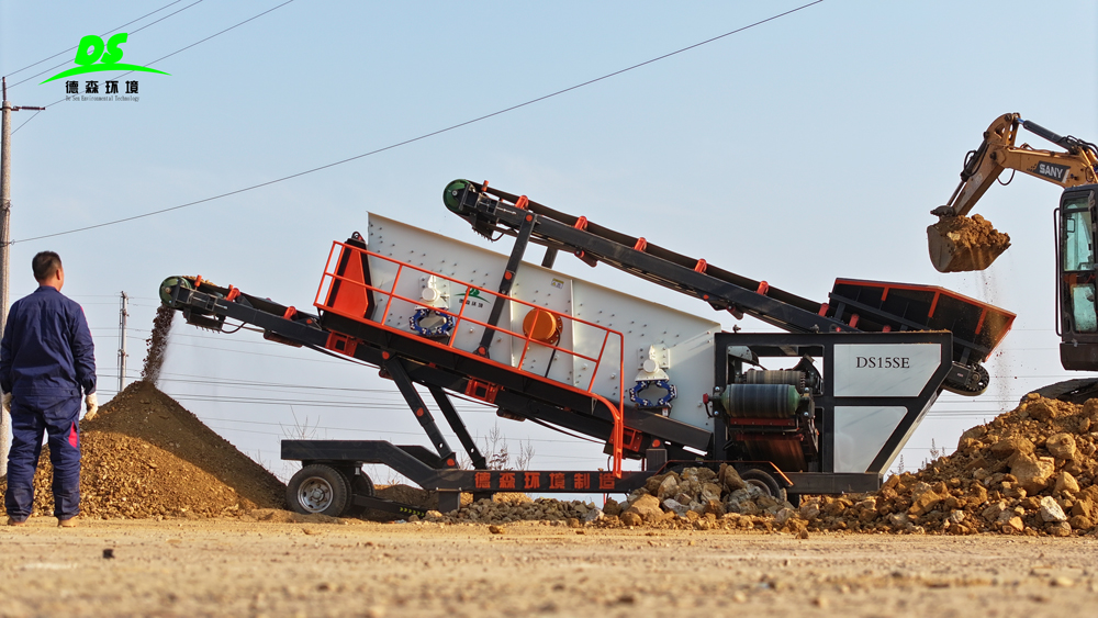 应急响应新装备，德森环境筛分车实现快速作业闭环