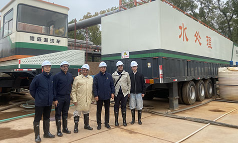 客户考察参观项目现场运营情况