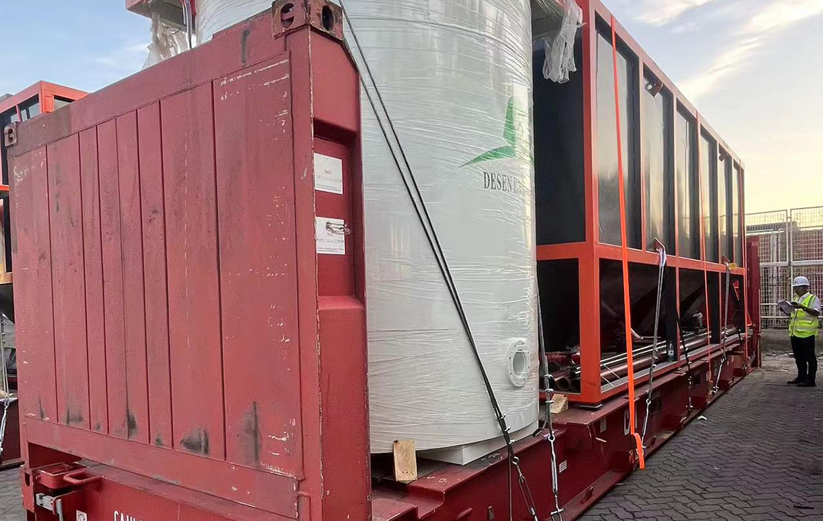 淋洗装备海外项目港口交付