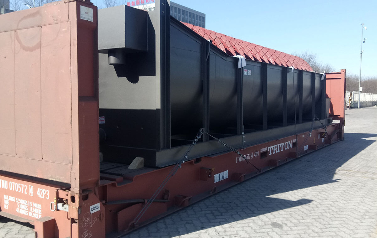 淋洗装备海外项目港口交付