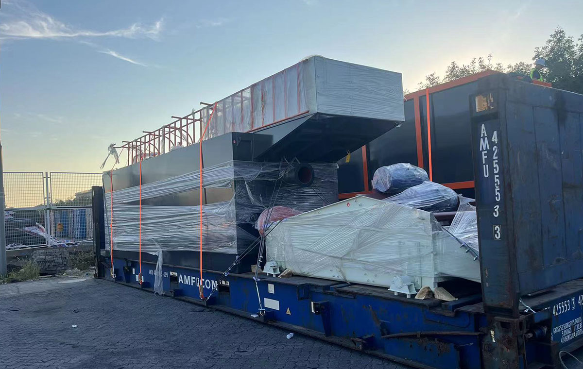 淋洗装备海外项目港口交付