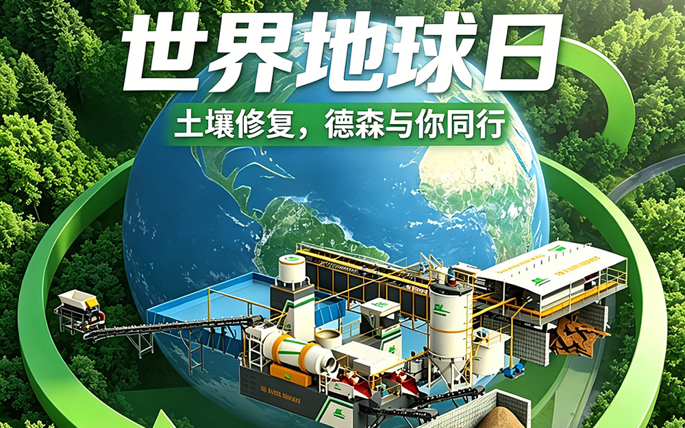 世界地球日|德森环境：以淋洗之力，护土壤新生，共筑绿色家园