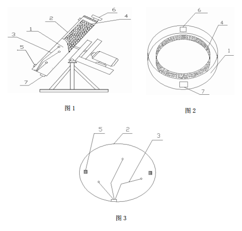 圆盘造粒机的可筛分式筒体的结构示意图