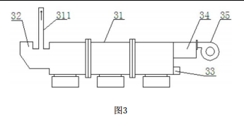 建筑陶粒生产线中烧结系统的结构示意图