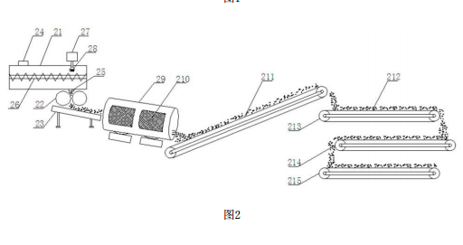 建筑陶粒生产线中成型制粒系统的结构示意图